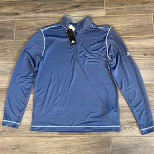 Mens Adidas 1/4 Zip - UPF 50